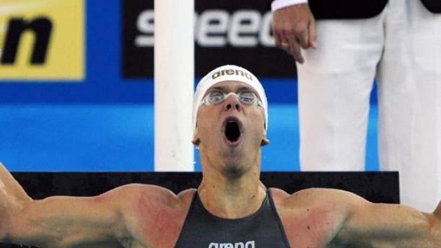 Brazilský plavec Cesar Cielo Filho Brazilský plavec Cesar Cielo Filho