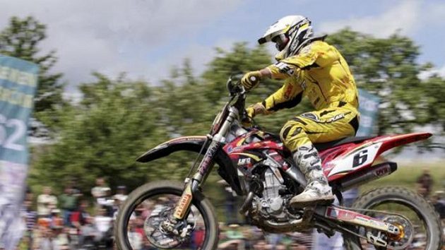 Motokrosař Martin Žerava při závodu mistrovství světa třídy MX3. Motokrosař Martin Žerava při závodu mistrovství světa třídy MX3.