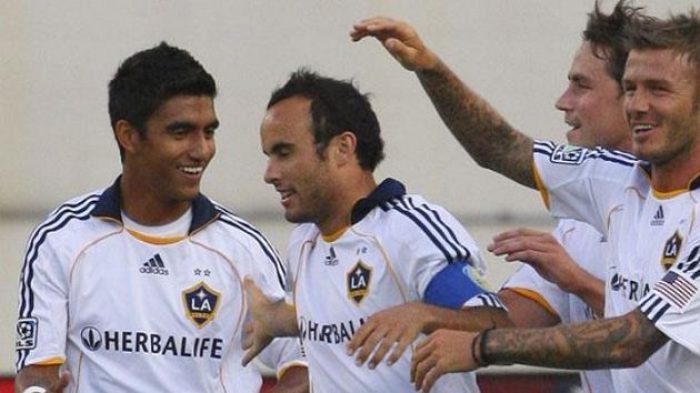 Landon Donovan mezi spoluhráči z Los Angeles De LaGarzou a Beckhamem Landon Donovan mezi spoluhráči z Los Angeles De LaGarzou a Beckhamem