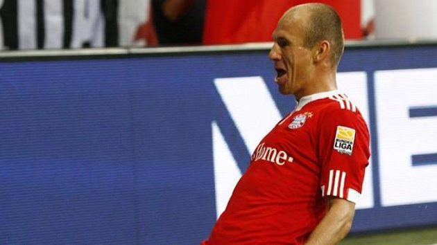Fotbalista Bayernu Mnicho Arjen Robben Fotbalista Bayernu Mnicho Arjen Robben
