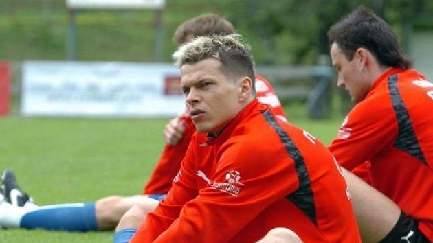 Libor Sionko na tréninku fotbalové reprezentace v Seefeldu Libor Sionko na tréninku fotbalové reprezentace v Seefeldu
