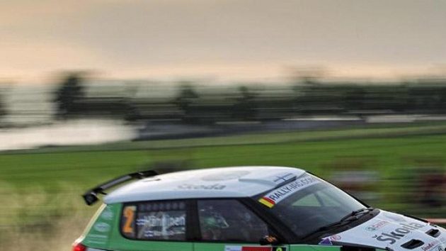 Juho Hänninen s vozem Škoda Fabia S2000 Juho Hänninen s vozem Škoda Fabia S2000