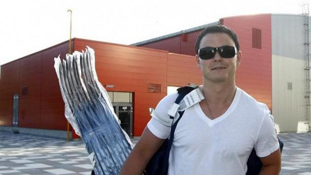 Jiří Hudler na srazu české hokejové reprezentace v Karlových Varech. Jiří Hudler na srazu české hokejové reprezentace v Karlových Varech.
