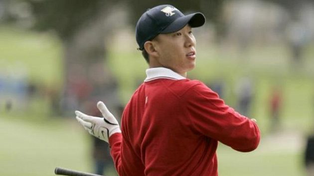 Americký golfista Anthony Kim na Presidents Cupu Americký golfista Anthony Kim na Presidents Cupu