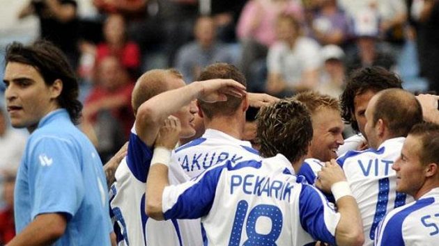 Radost fotbalistů Slovenska Radost fotbalistů Slovenska