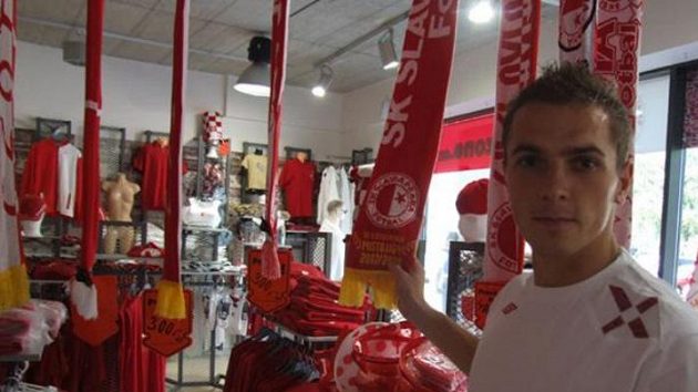 Peter Grajciar po přestupu do Slavie Praha Peter Grajciar po přestupu do Slavie Praha