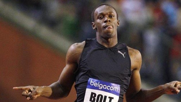 Jamajský sprinter Usain Bolt. Jamajský sprinter Usain Bolt.