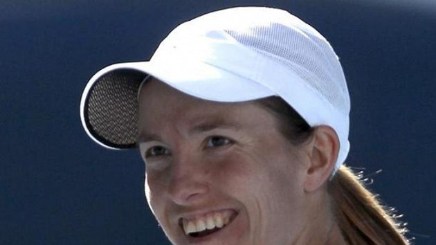 Justine Heninová se raduje z postupu do finále na Australian Open Justine Heninová se raduje z postupu do finále na Australian Open
