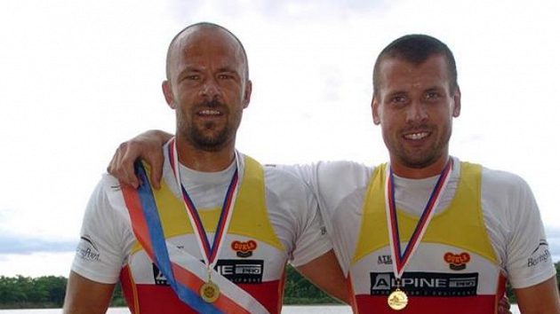 Václav Chalupa (vlevo) spolu s Milanem Dolečekem Václav Chalupa (vlevo) spolu s Milanem Dolečekem