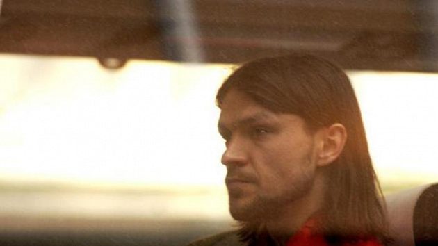 Tomáš Ujfaluši v autobuse po tréninku reprezentace. Tomáš Ujfaluši v autobuse po tréninku reprezentace.