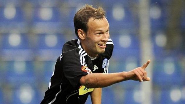 Olomoucký fotbalista Jakub Petr. Olomoucký fotbalista Jakub Petr.