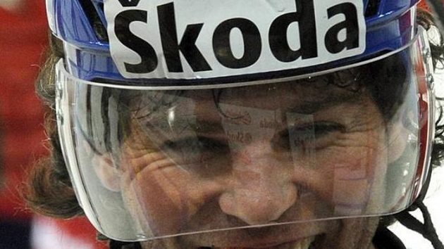Jaromír Jágr na tréninku hokejové reprezentace Jaromír Jágr na tréninku hokejové reprezentace