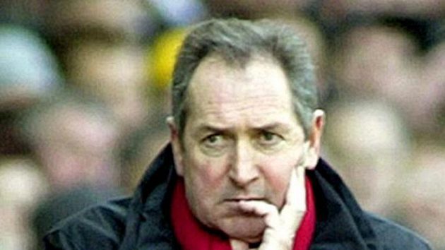 Francouzský trenér Gérard Houllier Francouzský trenér Gérard Houllier