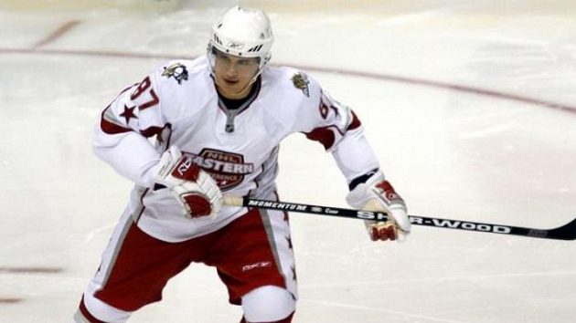 Sidney Crosby během Zápasu hvězd hokejové NHL Sidney Crosby během Zápasu hvězd hokejové NHL