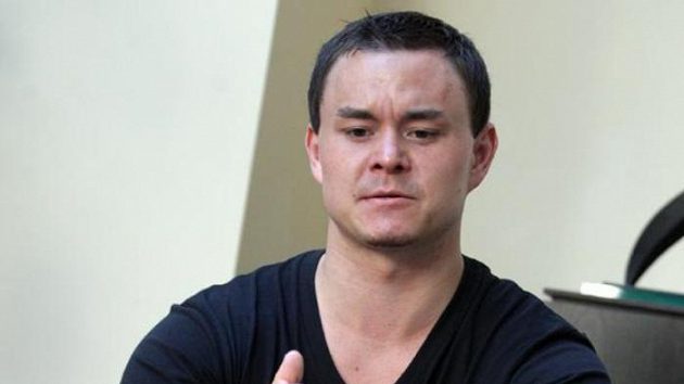 Hokejový útočník Jiří Hudler na tiskové konferenci v Praze Hokejový útočník Jiří Hudler na tiskové konferenci v Praze