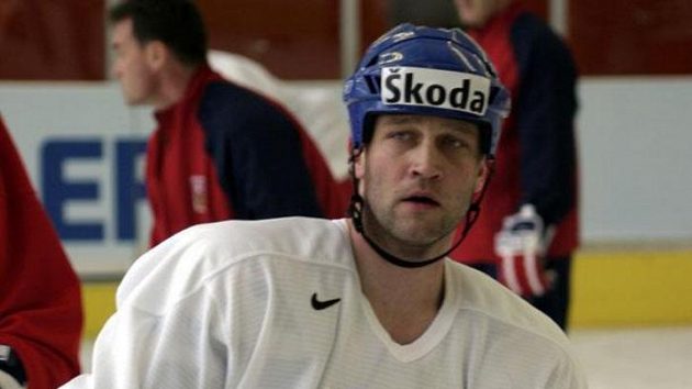 Jiří Šlégr na tréninku české reprezentace ve Vídni. Jiří Šlégr na tréninku české reprezentace ve Vídni.