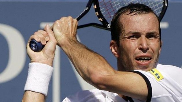 Český tenista Radek Štěpánek během utkání proti Němci Kohlschreiberovi Český tenista Radek Štěpánek během utkání proti Němci Kohlschreiberovi