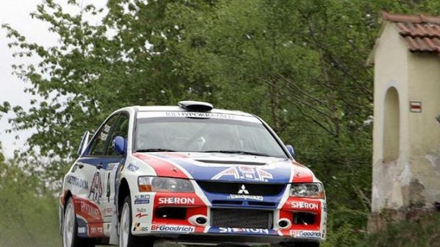 Roman Kresta na trati Rallye Krumlov Roman Kresta na trati Rallye Krumlov