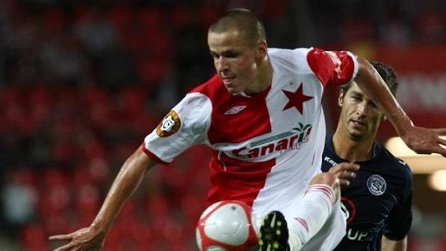 Adam Hloušek v sešívaném dresu Slavie rychle zdomácněl Adam Hloušek v sešívaném dresu Slavie rychle zdomácněl