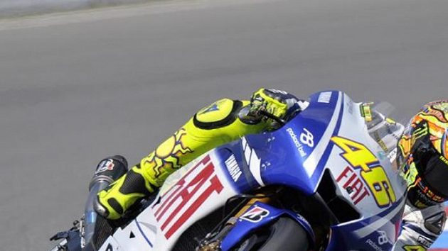 Italský závodník třídy Moto GP Valentino Rossi Italský závodník třídy Moto GP Valentino Rossi