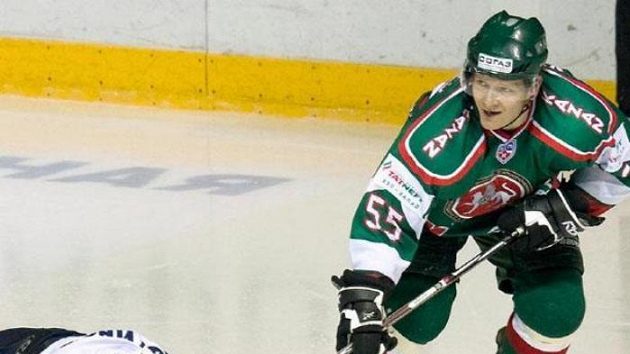 Finský útočník Kazaně Jukka Hentunen Finský útočník Kazaně Jukka Hentunen