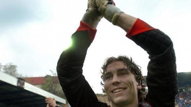 Marek Čech se raduje z mistrovského titulu Liberce. Marek Čech se raduje z mistrovského titulu Liberce.