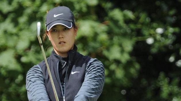 Americká golfistka Michelle Wieová na British Open Americká golfistka Michelle Wieová na British Open