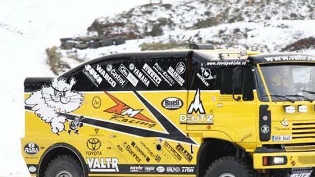 Kamión Liaz Martina Macíka při přípravě na Rallye Dakar 2009. Kamión Liaz Martina Macíka při přípravě na Rallye Dakar 2009.