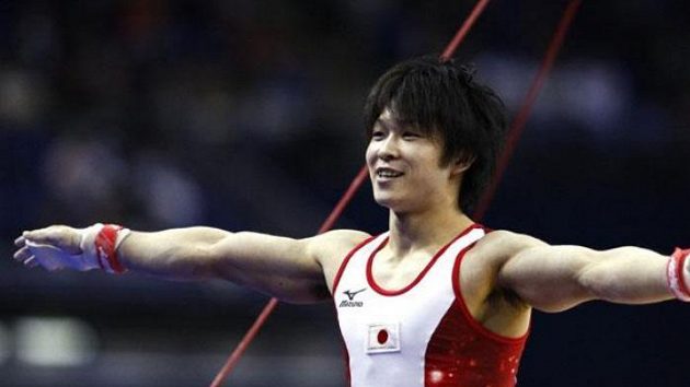 Japonský gymnasta Kohei Učimura na MS v Londýně Japonský gymnasta Kohei Učimura na MS v Londýně