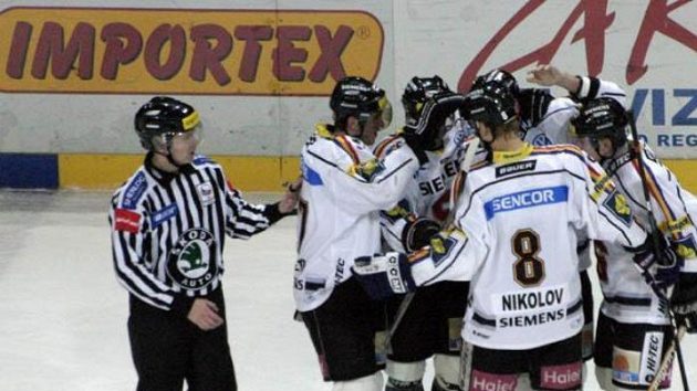 Radost v podání hokejistů Sparty Radost v podání hokejistů Sparty
