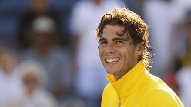 Španělský tenista Rafael Nadal se raduje po vítězství nad Richardem Gasquetem. Španělský tenista Rafael Nadal se raduje po vítězství nad Richardem Gasquetem.