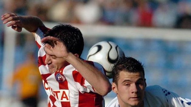 Daniel Pudil (vpravo) v dresu Liberce. Daniel Pudil (vpravo) v dresu Liberce.