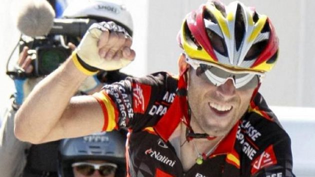Španělský cyklista Alejandro Valverde Španělský cyklista Alejandro Valverde