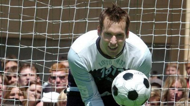 Petr Čech na reklamní akci v Praze Petr Čech na reklamní akci v Praze