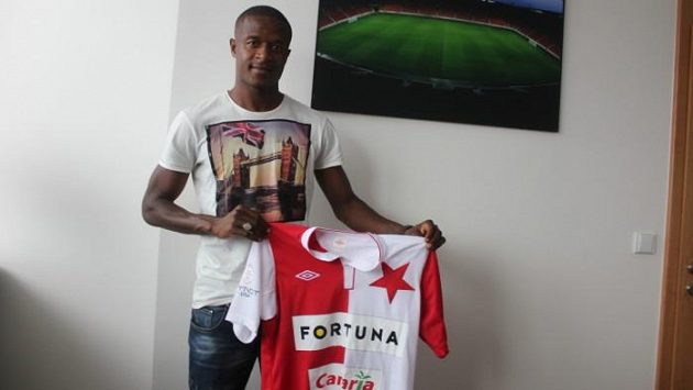Nová posila pražské Slavie Dame Diop. Nová posila pražské Slavie Dame Diop.