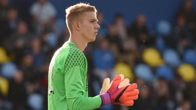 Trnavský Martin Vantruba je perspektivním brankářem pro Slavii. Trnavský Martin Vantruba je perspektivním brankářem pro Slavii.