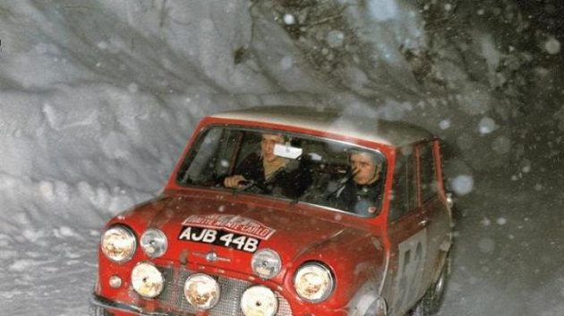 Timo Mäkinen a Paul Easter vyhráli s vozem Mini Cooper v roce 1965 Rallye Monte Carlo. Timo Mäkinen a Paul Easter vyhráli s vozem Mini Cooper v roce 1965 Rallye Monte Carlo.