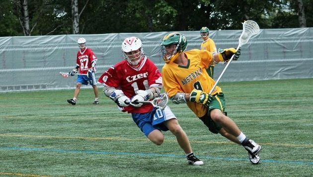 Fieldlakrosové ME U-19, zápas o 5. místo, ČR – Austrálie Fieldlakrosové ME U-19, zápas o 5. místo, ČR – Austrálie