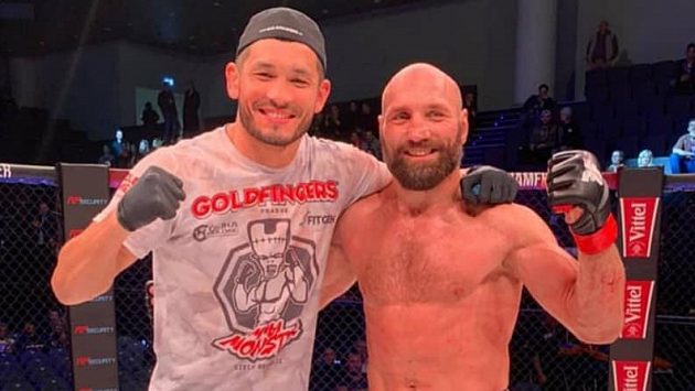 Machmud Muradov a Petr Kníže (vpravo). Přijde radost i ve Washingtonu na UFC? Machmud Muradov a Petr Kníže (vpravo). Přijde radost i ve Washingtonu na UFC?