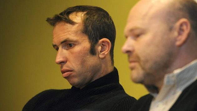 Tenista Radek Štěpánek (vlevo) a fyzioterapeut Petr Kolář Tenista Radek Štěpánek (vlevo) a fyzioterapeut Petr Kolář