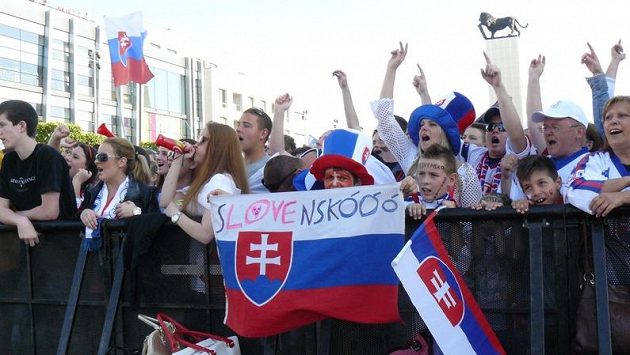 Slovenští fanoušci Slovenští fanoušci