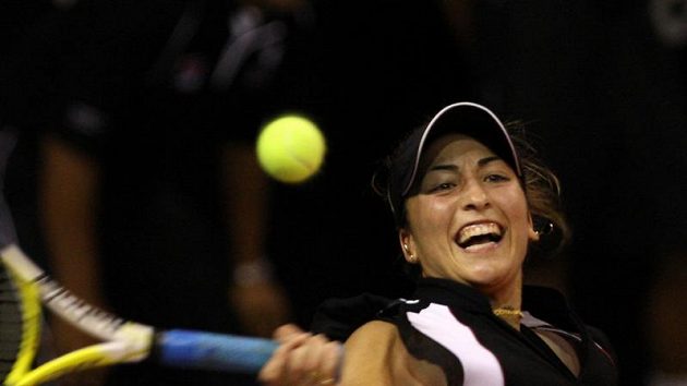 Francouzská tenistka Aravane Rezaiová Francouzská tenistka Aravane Rezaiová