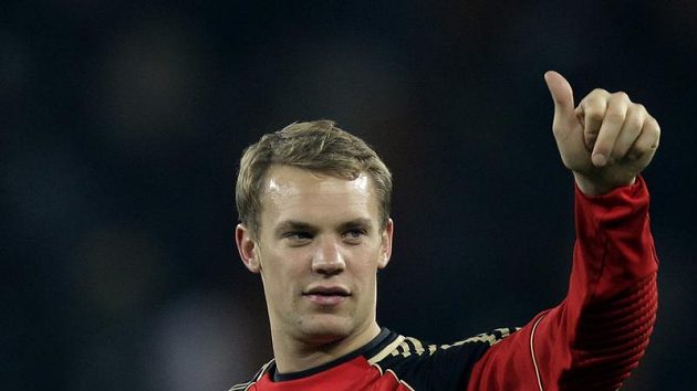 Brankář Manuel Neuer v národním dresu. Brankář Manuel Neuer v národním dresu.
