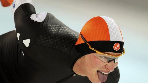 Nizozemský rychlobruslař Sven Kramer. Nizozemský rychlobruslař Sven Kramer.