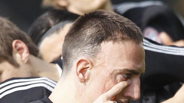 Fotbalista Bayernu Mnichov Franck Ribéry Fotbalista Bayernu Mnichov Franck Ribéry