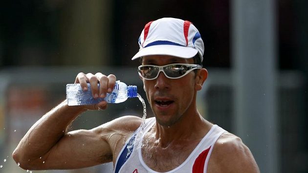 Francouz Yohann Diniz, evropský šampión v chůzi na 50 km. Francouz Yohann Diniz, evropský šampión v chůzi na 50 km.