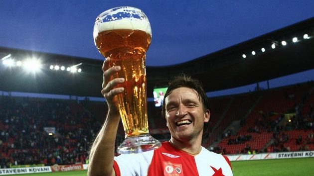 Vladimír Šmicer slavil se Slavií celkem tři tituly... Vladimír Šmicer slavil se Slavií celkem tři tituly...