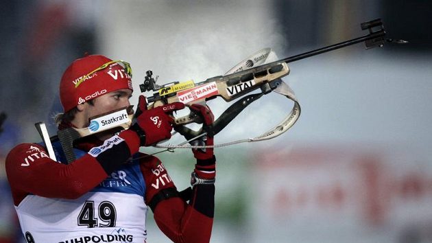 Norský biatlonista Emil Hegle Svendsen Norský biatlonista Emil Hegle Svendsen