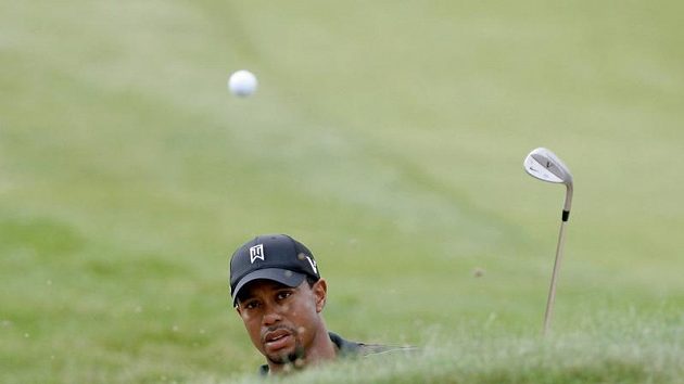 Tiger Woods při tréninku ve Whistling Straits. Tiger Woods při tréninku ve Whistling Straits.