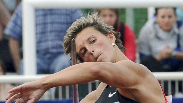 Oštěpařka Barbora Špotáková skončila ve Stockholmu třetí. Oštěpařka Barbora Špotáková skončila ve Stockholmu třetí.
